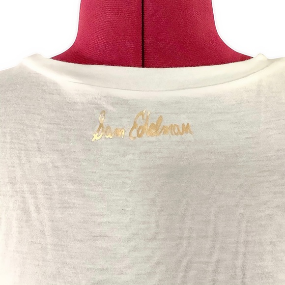 π·NWT SAM EDELMAN White Cold-Shoulder Top - Picture 8 of 9